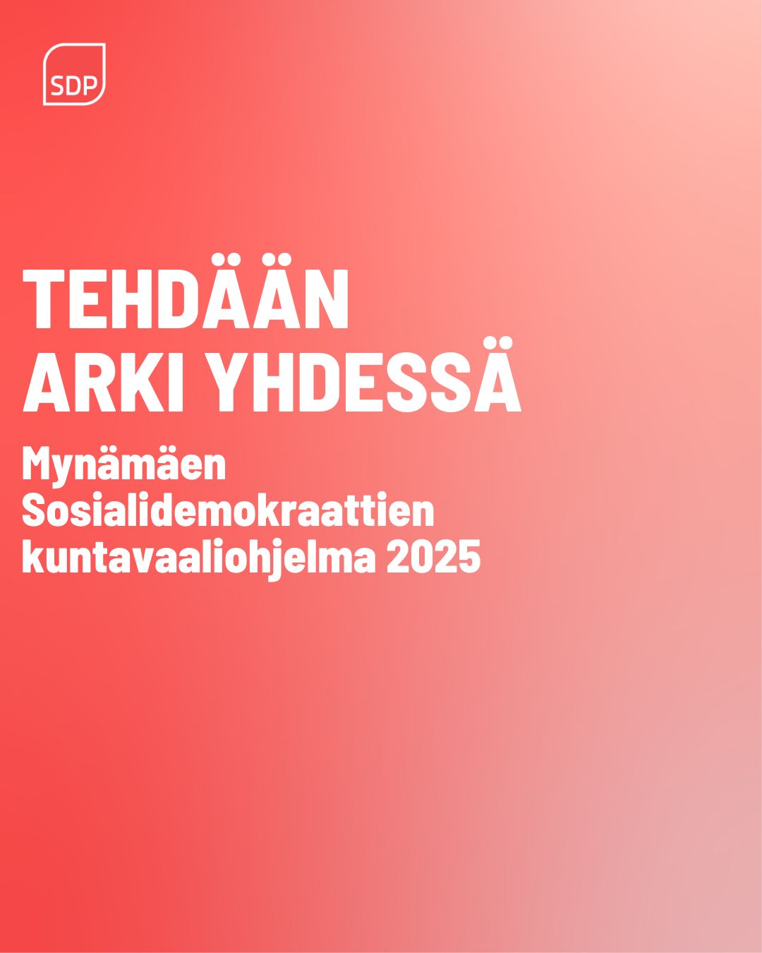 Vaaliohjelma 2025